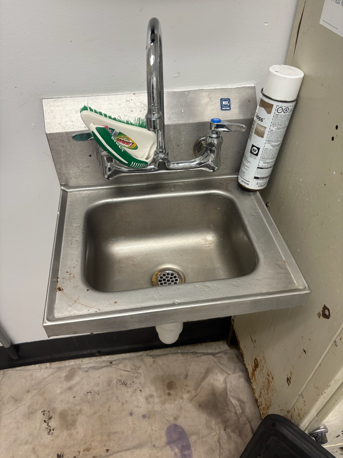 Commercial by Livas Contracting Services, Katy TX: Hand sink with gooseneck faucet