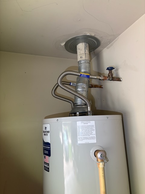 Water heaters by Livas Contracting Services, Katy TX: Bradford White, flue and gas done right